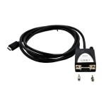 exSys EX-2311-2F USB 2.0 zu 1 x RS-232, Buchse mit USB C-Stecker