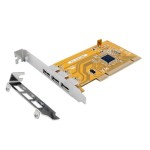 EX-1083, 3 Port USB 2.0, Inkl. Low Profile Bügel