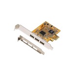 PCIe EX-11053, 3 Port USB 2.0, Inkl. Low Profile Bügel