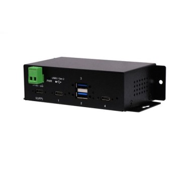 exSys EX-1274HMV, 4x USB 3.1 HUB Gen2, 2x C- and A-Anschluss, Din Rail Kit, exSys EX-1274HMV, 4x USB 3.1 HUB Gen2, 2x C- and A-Anschluss, Din Rail Kit,