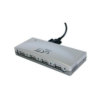 exSys EX-1163V, 4x USB 2.0, verschraubbar, with power supply, silver exSys EX-1163V, 4x USB 2.0, verschraubbar, with power supply, silver