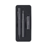 Faber-Castell Stylo plume Set Grip Edition moyen (M), Noir