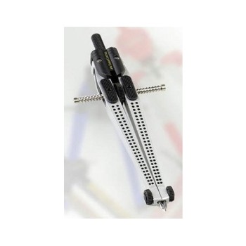 FABER-CASTELL Zirkel GRIP 2001 silber, Schnellverstellzirkel,