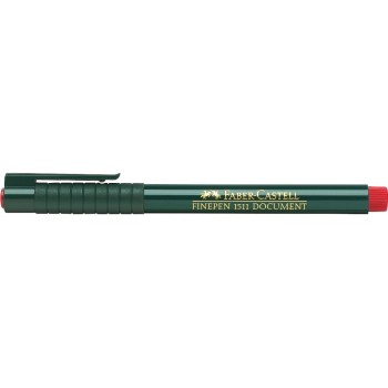 Faber-Castell Fineliner Feutre Finepen 1511 0.4 mm, Rouge Faber-Castell Fineliner Feutre Finepen 1511 0.4 mm, Rouge