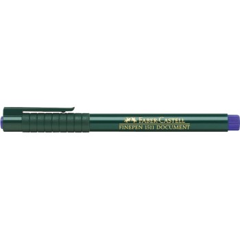 Faber-Castell Fineliner Finepen 1511 Stylo pour fascicules 0.4 mm, Bleu Faber-Castell Fineliner Finepen 1511 Stylo pour fascicules 0.4 mm, Bleu