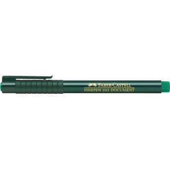 Faber-Castell Fineliner Feutre Finepen 1511 0.4 mm, Vert Faber-Castell Fineliner Feutre Finepen 1511 0.4 mm, Vert