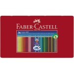 FABER-CASTELL Buntstifte COLOUR GRIP 2001, 36er Metalletui, dreieckig, couleur lackiert