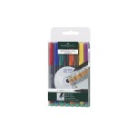 Faber-Castell Feutre pour transparent S Ensemble de 8, permanent