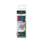 Faber-Castell Marqueur CD/DVD Multimarker F permanent Caisse de 4