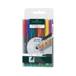 Faber-Castell Marqueur CD/DVD Multimarker F permanent Caisse de 8