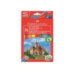 FABER-CASTELL Castle Eco Farbstifte, 36er Kartonetui, wasserfest