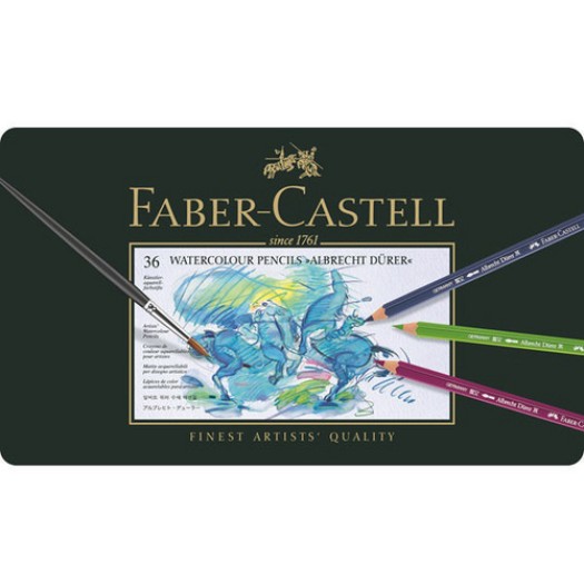 FABER-CASTELL A. Dürrer Aquarellfarbstifte, 36er Metalletui