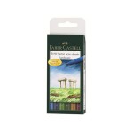 FABER-CASTELL PITT Artist Pen Etui Landscap, pigmentierte Zeichentusche