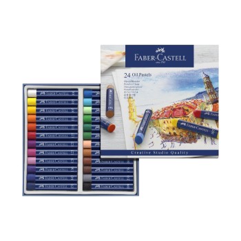 FABER-CASTELL C. Studio Ölpastellkreide, 24er Kartonetui, FABER-CASTELL C. Studio Ölpastellkreide, 24er Kartonetui,