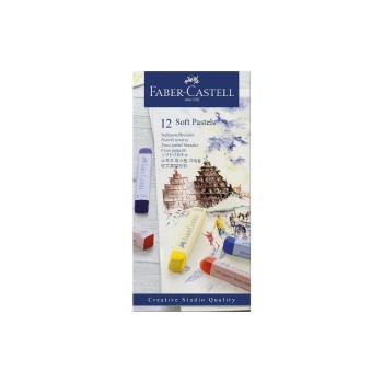 FABER-CASTELL Softpastellkreide STUDIO, 12er Kartonetui, FABER-CASTELL Softpastellkreide STUDIO, 12er Kartonetui,