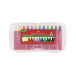 FABER-CASTELL Wachsmalkreide JUMBO, 12er Kunststoffbox