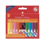 Faber-Castell Crayon craie Jumbo Grip 12 pièces