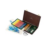 FABER-CASTELL A. Dürrer Aquarellfarbstifte, 48er Holzkoffer