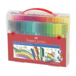 Faber-Castell Feutres de coloriage Connector 80 pièces, multicolore