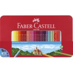 Faber-Castell Crayons de couleur Hexagonal Boîtier en métal des années 60