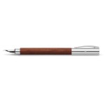 Faber-Castell Stylo plume AMBITION Poire moyenne (M), brune