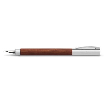 Faber-Castell Stylo plume AMBITION Poire moyenne (M), brune