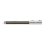 Faber-Castell Stylo plume AMBITION OpArt moyen (M), Gris