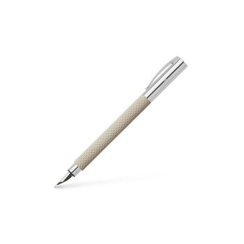 Faber-Castell Stylo plume AMBITION OpArt moyen (M), Beige