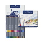 Faber-Castell Crayons aquarelle de couleur Goldfaber 48 boîtier métallique