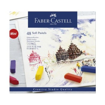 Faber-Castell Craie pastel douce Softpastell Mini 48er, multicolore Faber-Castell Craie pastel douce Softpastell Mini 48er, multicolore