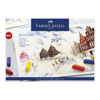 Faber-Castell Craie pastel douce Softpastell Mini 72, Multicolore Faber-Castell Craie pastel douce Softpastell Mini 72, Multicolore