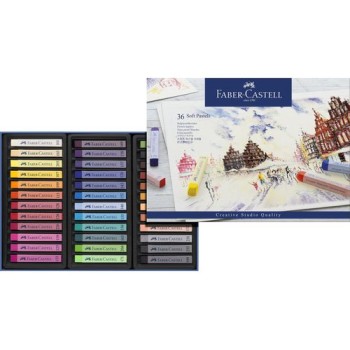 Faber-Castell Craie pastel douce Softpastell 36er, Multicolore Faber-Castell Craie pastel douce Softpastell 36er, Multicolore
