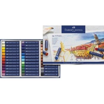 Faber-Castell Craie pastel à l’huile Oelpastell 36er, Multicolore Faber-Castell Craie pastel à l’huile Oelpastell 36er, Multicolore