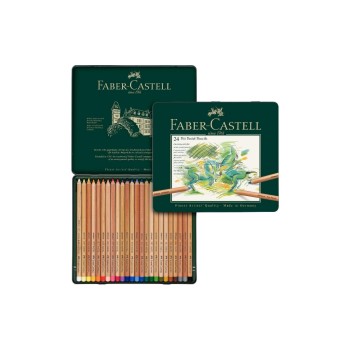 Faber-Castell Crayons de couleur Pitt Pastel Boîtier métallique de 24 pièces Faber-Castell Crayons de couleur Pitt Pastel Boîtier métallique de 24 pièces