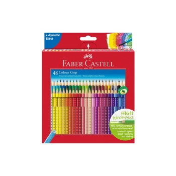 Faber-Castell Crayons de couleur Colour Grip Etui en carton 48er Faber-Castell Crayons de couleur Colour Grip Etui en carton 48er