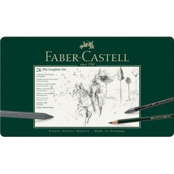 Faber-Castell Stylo graphite Pitt 26 Boîtier en métal Faber-Castell Stylo graphite Pitt 26 Boîtier en métal