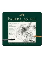 Faber-Castell PITT Kohleset, 24er Metalletui