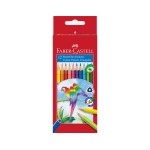 Faber-Castell Crayons de couleur triangular Etui de carte 12er