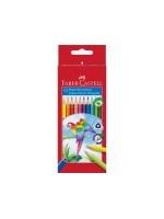 Faber-Castell Crayons de couleur triangular Etui de carte 12er