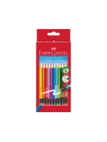 Faber-Castell Crayons de couleur erasable Etui en carton de 12 pièces