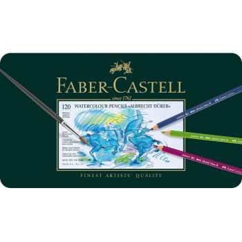 Faber-Castell A. Dürer Aquarellstift, 120er Metalletui