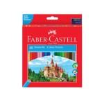 Faber-Castell Crayons de couleur Castle Boîte de 48