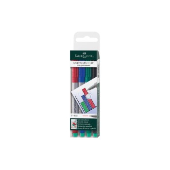 Faber-Castell Marqueur effaçable amende 4 pcs. caisse Faber-Castell Marqueur effaçable amende 4 pcs. caisse