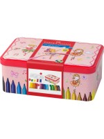 Faber-Castell Feutres de coloriage Connector 33 boîte en métal Ballerina