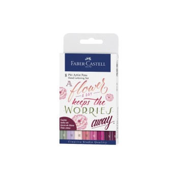Faber-Castell Fineliner Pitt Artist Pen 8 pièces, rose Faber-Castell Fineliner Pitt Artist Pen 8 pièces, rose