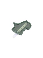 Fackelmann Moule à glace Dino, silicone, vert fumé