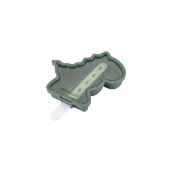 Fackelmann MiniCooking Glaceform Dino, Silikon, Rauchgrün