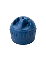 Fackelmann Aiguiseur à couteaux Essential, Plastique, bleu foncé, 6.5 cm