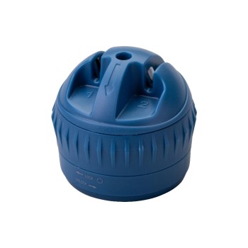 Fackelmann Aiguiseur à couteaux Essential, Plastique, bleu foncé, 6.5 cm