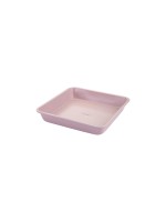 Fackelmann Moule de cuisson Brownie 23 x 23 x 4 cm, rose pastel